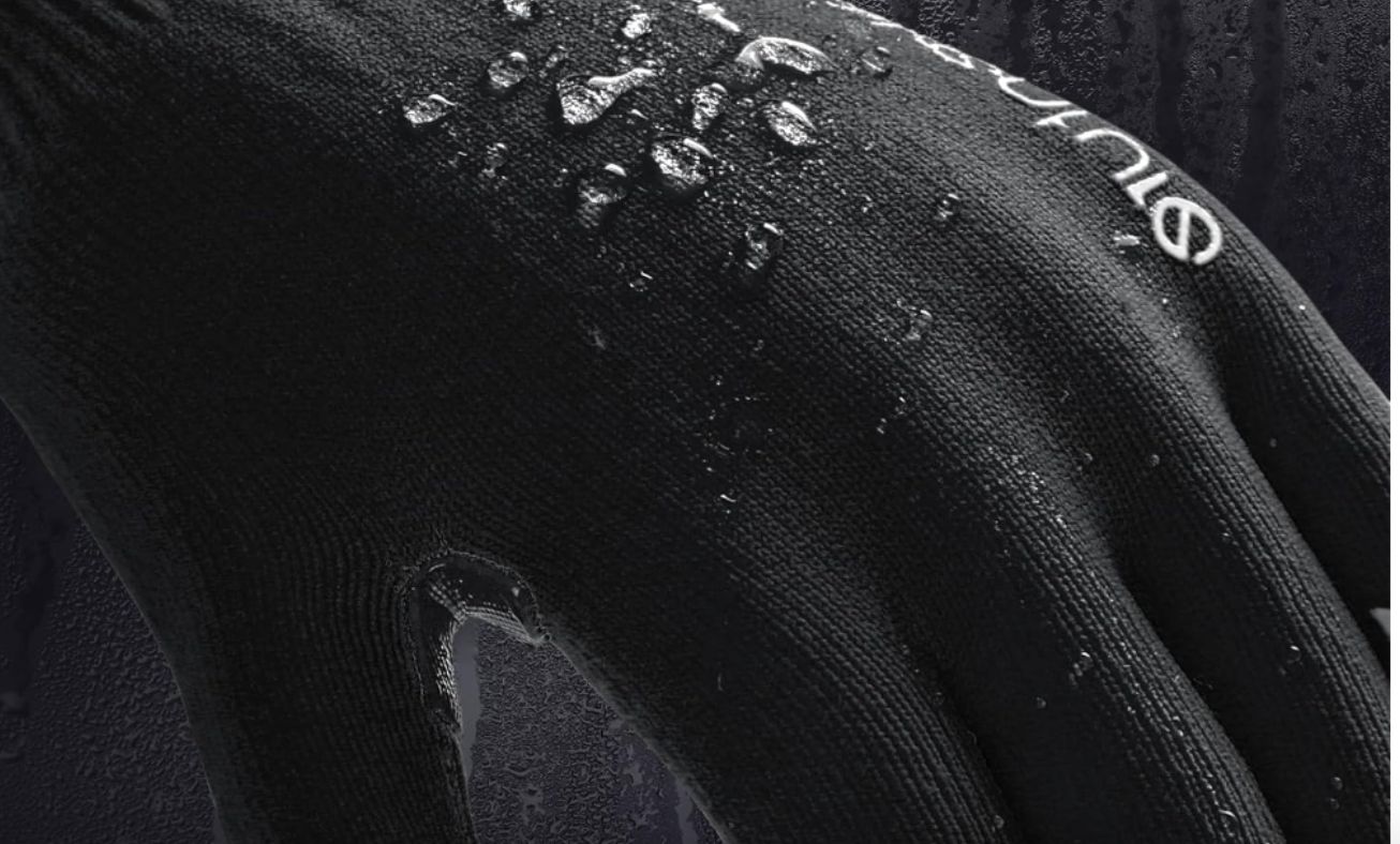 HIKENTURE Dziergane rękawiczki rowerowe, zimowe, wodoszczelne