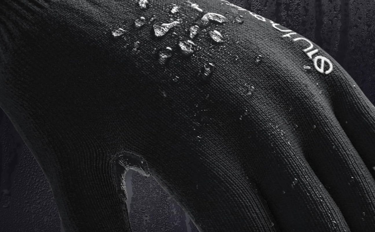 HIKENTURE Dziergane rękawiczki rowerowe, zimowe, wodoszczelne