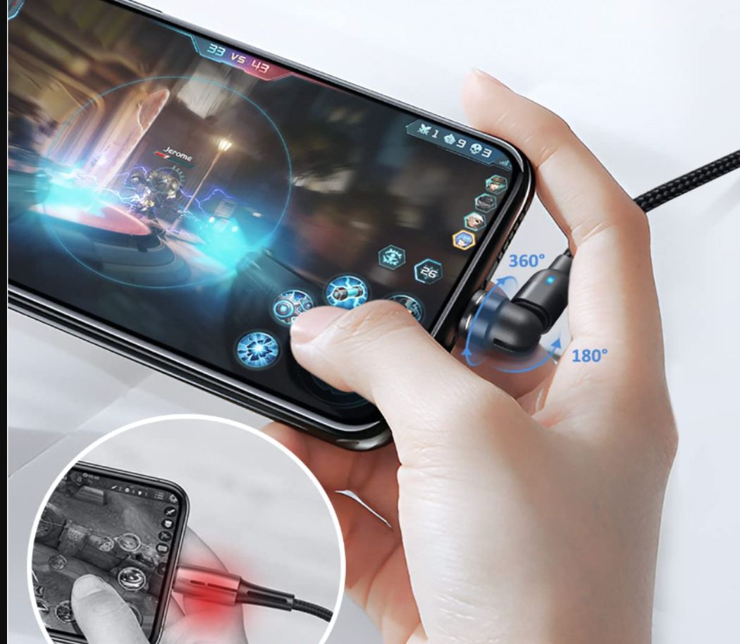 AUFU Magnetyczny kabel do ładowania, 5 pinów [2 m + 2 m + 2 m]