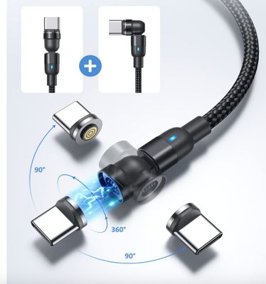 AUFU Magnetyczny kabel do ładowania, 5 pinów [2 m + 2 m + 2 m]