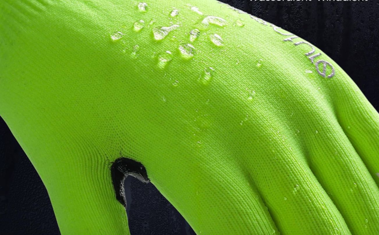 HIKENTURE Dziergane rękawiczki rowerowe, zimowe, wodoszczelne