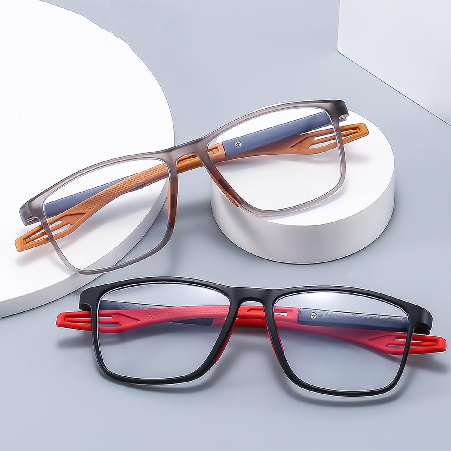 Zestaw 3 par okularów do czytania dla mężczyzn w sportowym designie