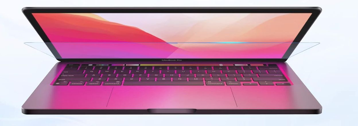 2 sztuki folii ochronnej na wyświetlacz z filtrem niebieskiego światła do ekranu 13,3 cala 16:9