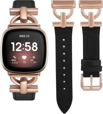 Elastyczny pasek kompatybilny z Fitbit Versa 3/Fitbit Sense dla kobiet