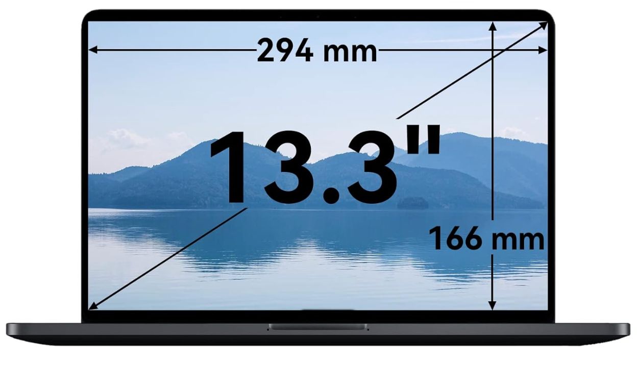 2 sztuki folii ochronnej na wyświetlacz z filtrem niebieskiego światła do ekranu 13,3 cala 16:9