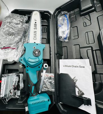 Uszkodzona Mini bezszczotkowa piła łańcuchowa 8 cali