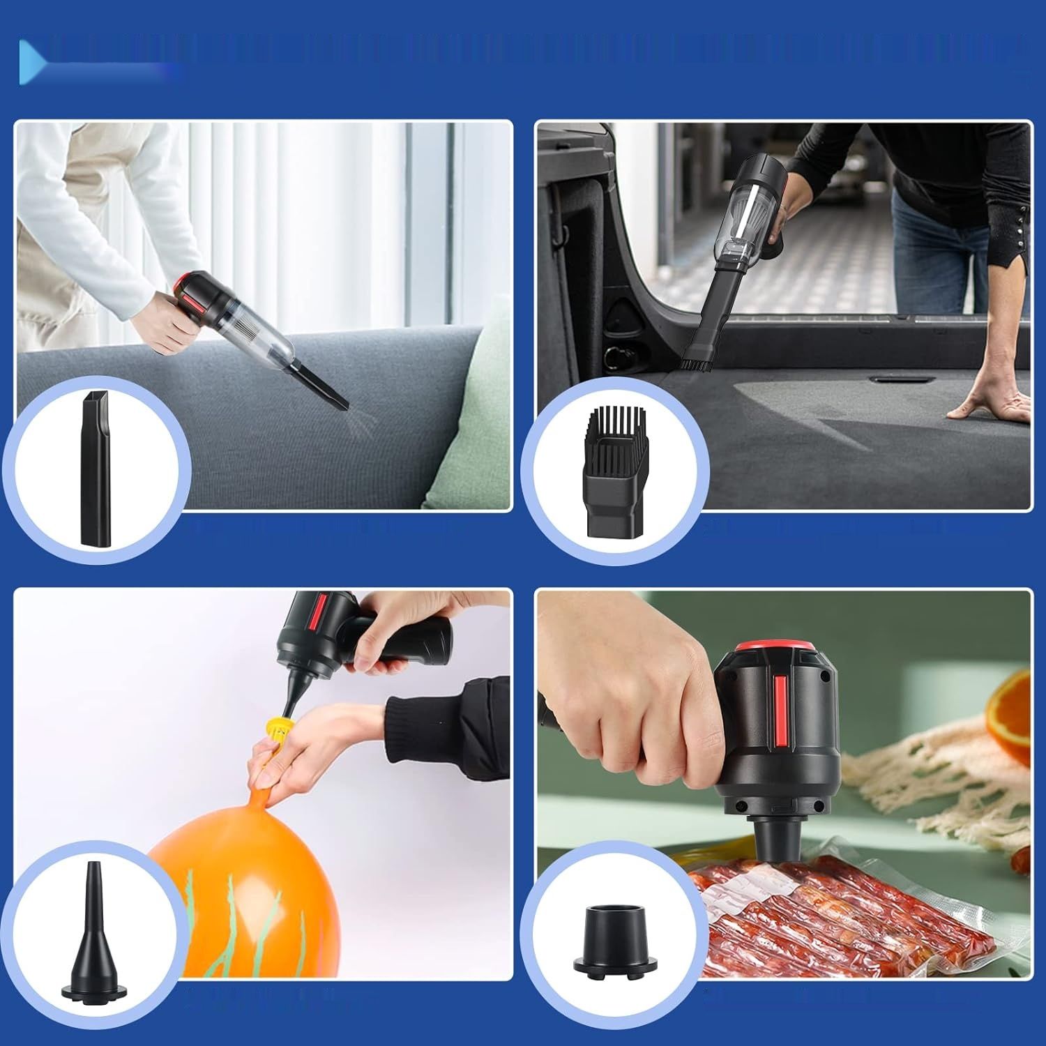 Mini odkurzacz ręczny RaMokey, bezprzewodowy, dla zwierząt.