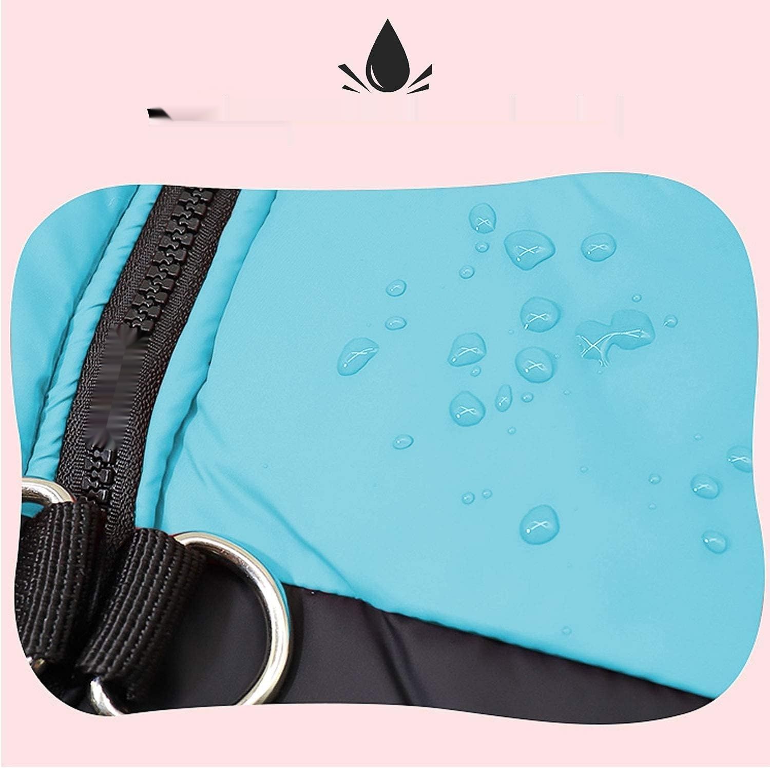 Płaszcz zimowy dla psa, wodoodporny, ciepły, wiatroszczelny z pierścieniem D