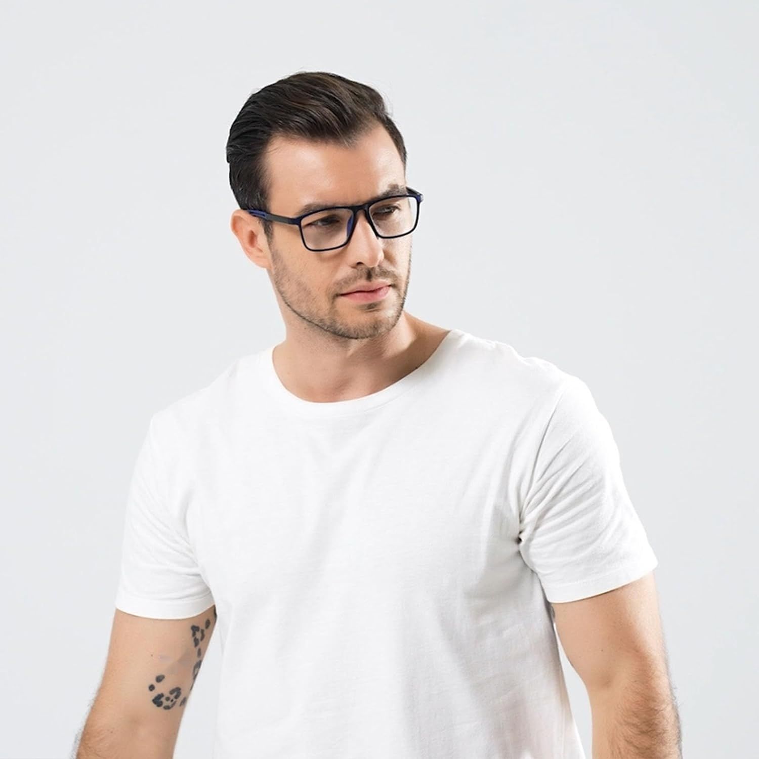 Hubeye TR90 Sportowe Okulary do Czytania dla Mężczyzn i Kobiet Wygodne Antyniebieskie