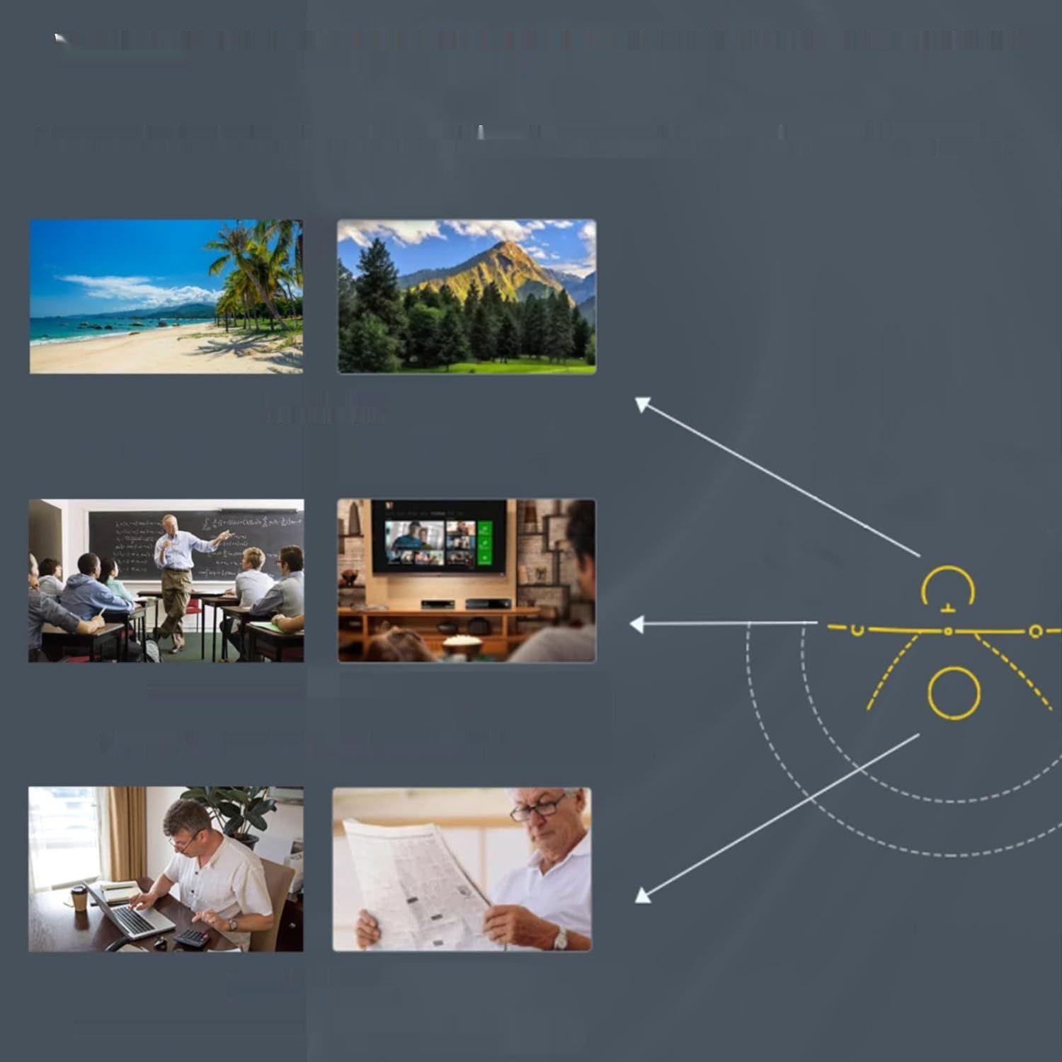 Hubeye, półksiężycowe okulary do czytania w panterkę, 2.50, etui w zestawie.