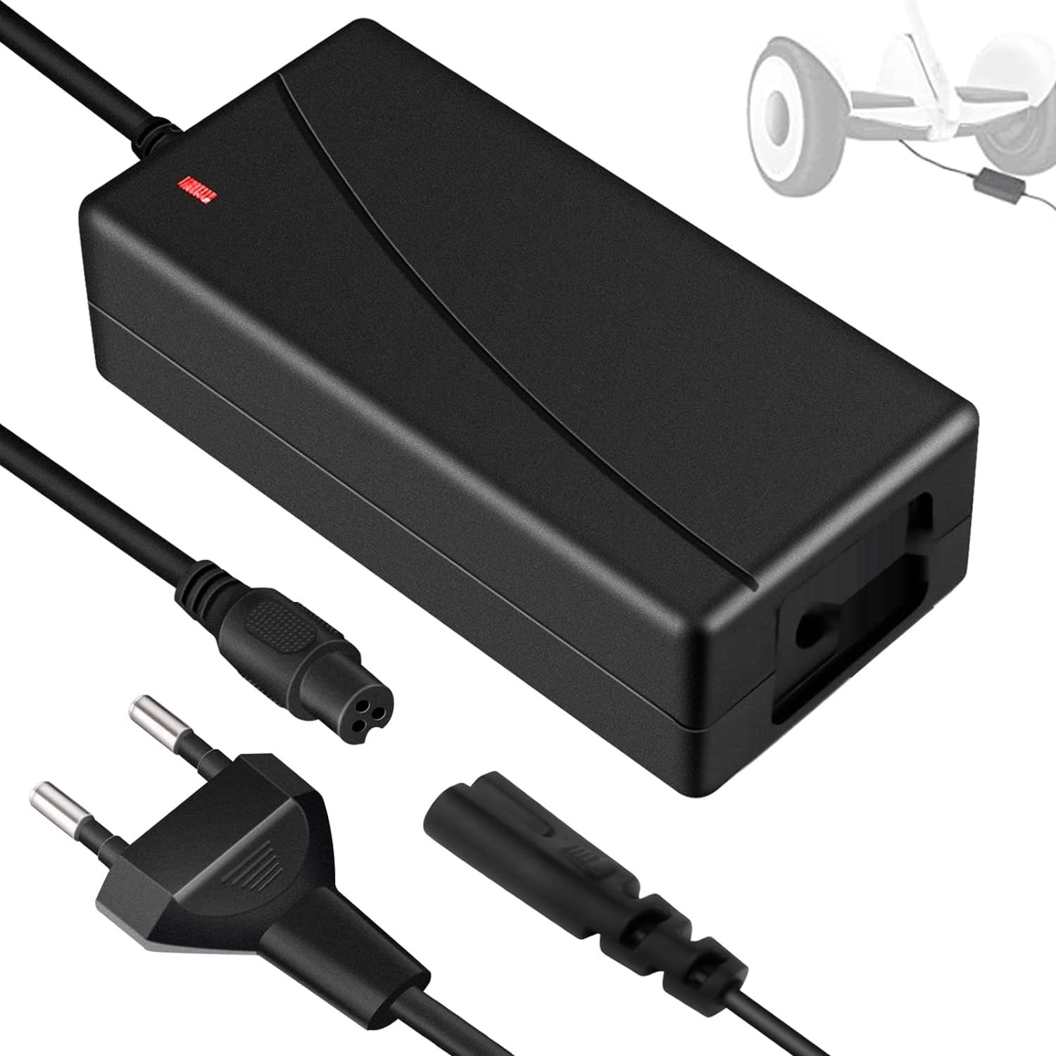 Cresbel Ładowarka do Hoverboardu 42V 2A, 3-punktowa, wtyczka EU