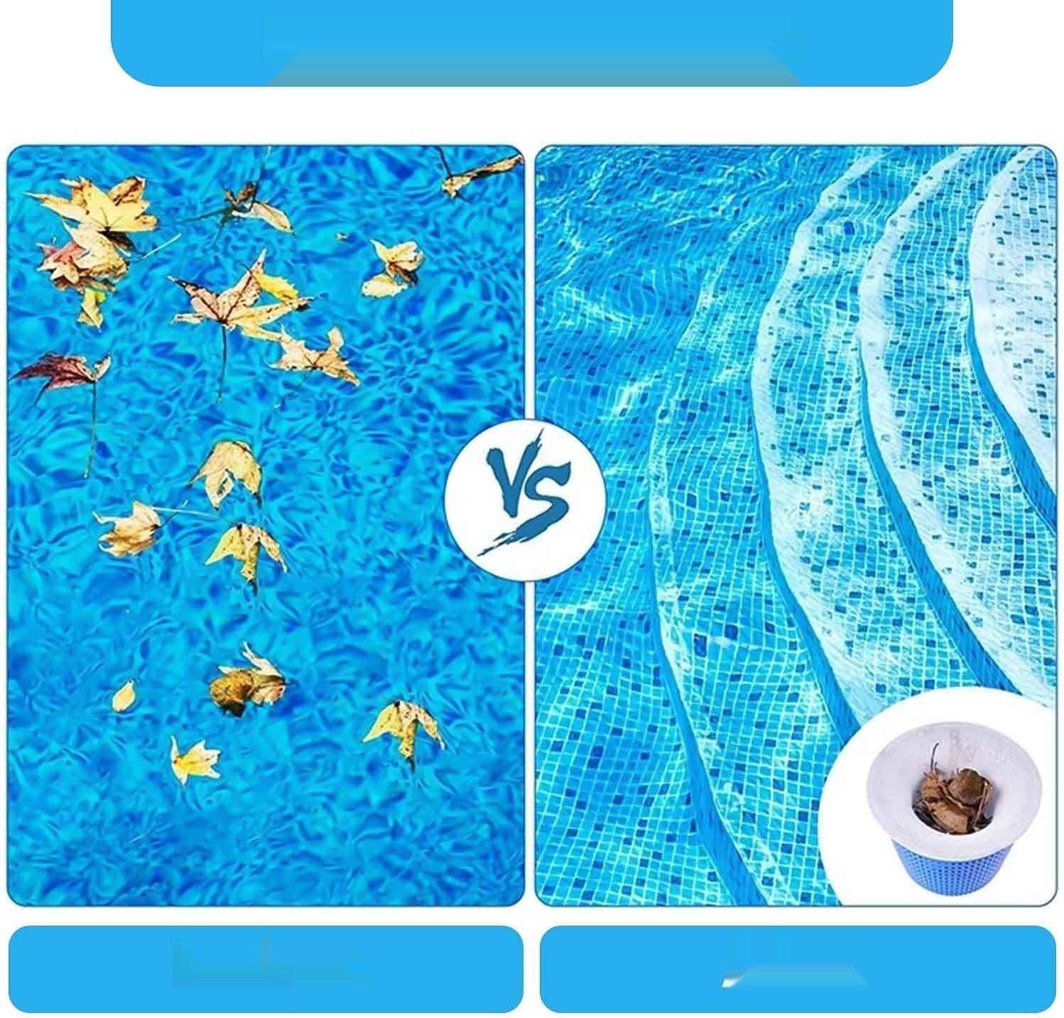 Lucywey Skimmer Socken, 20 sztuk, Filtr Skimmer do basenu, z papierkami pH