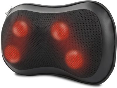 RENPHO poduszka do masażu Shiatsu, 3 prędkości, funkcja grzania, do szyi i pleców.
