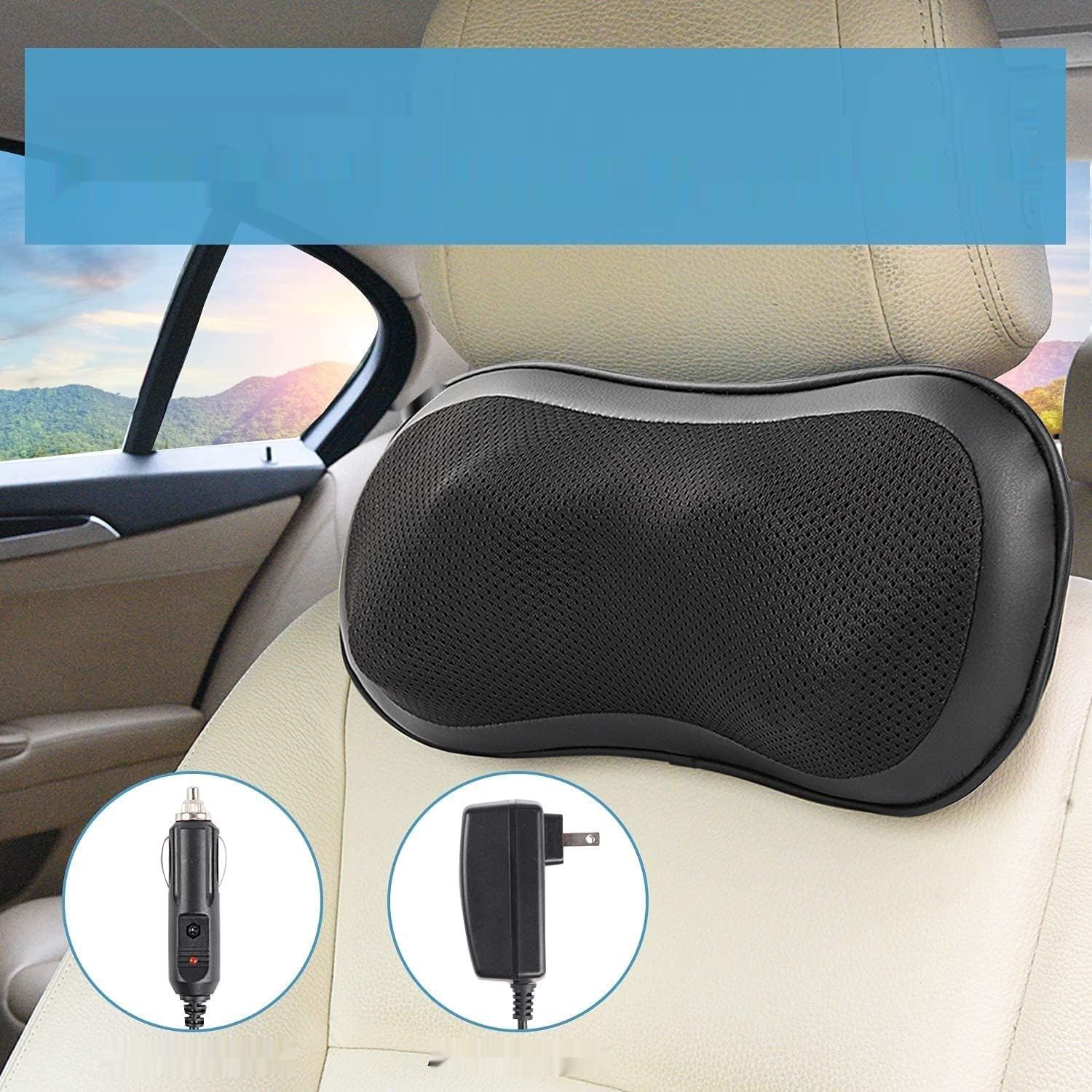 RENPHO poduszka do masażu Shiatsu, 3 prędkości, funkcja grzania, do szyi i pleców.