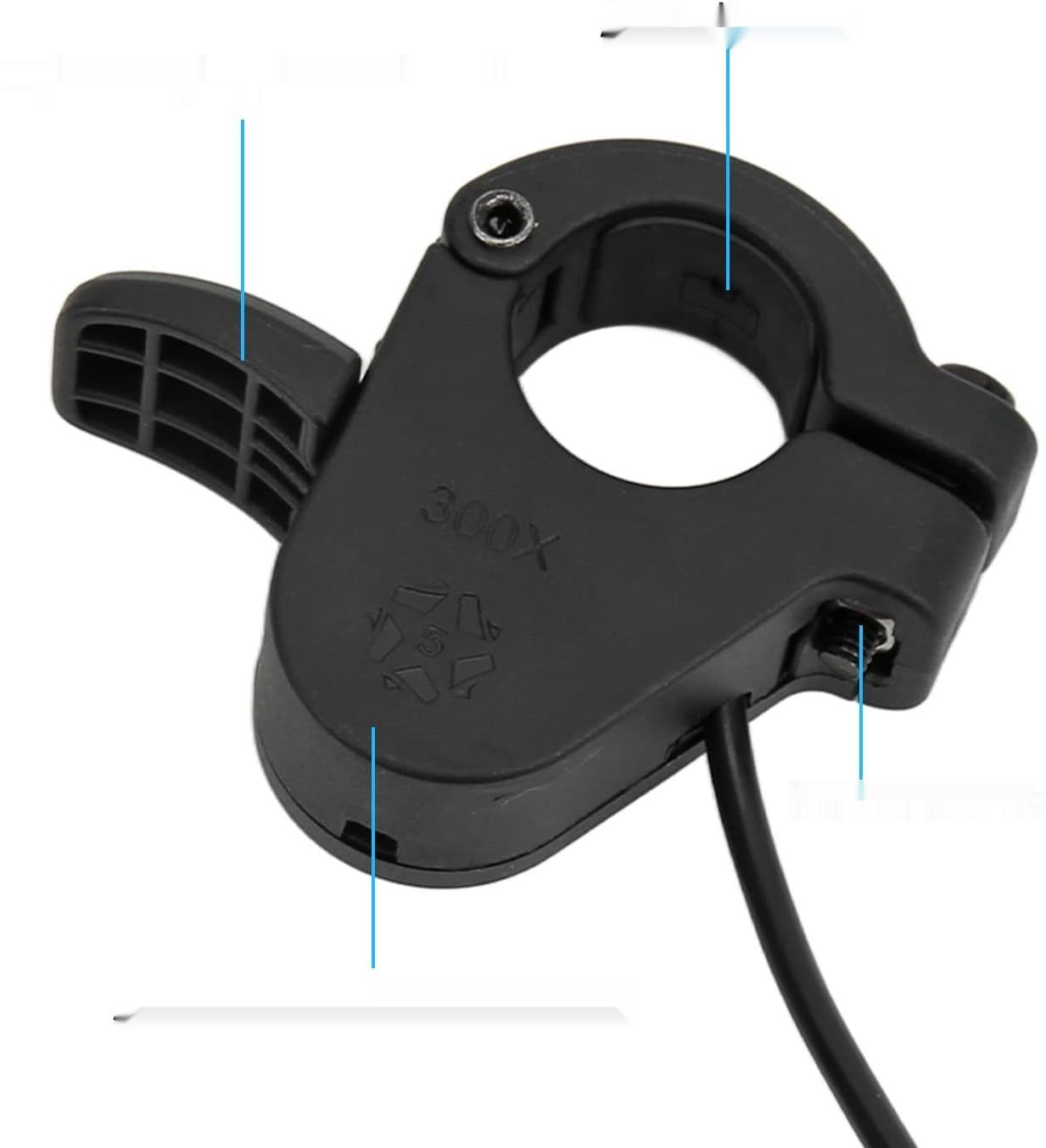 Akcelerator, 300X Uniwersalna Dźwignia Kciuka do Rowerów Elektrycznych