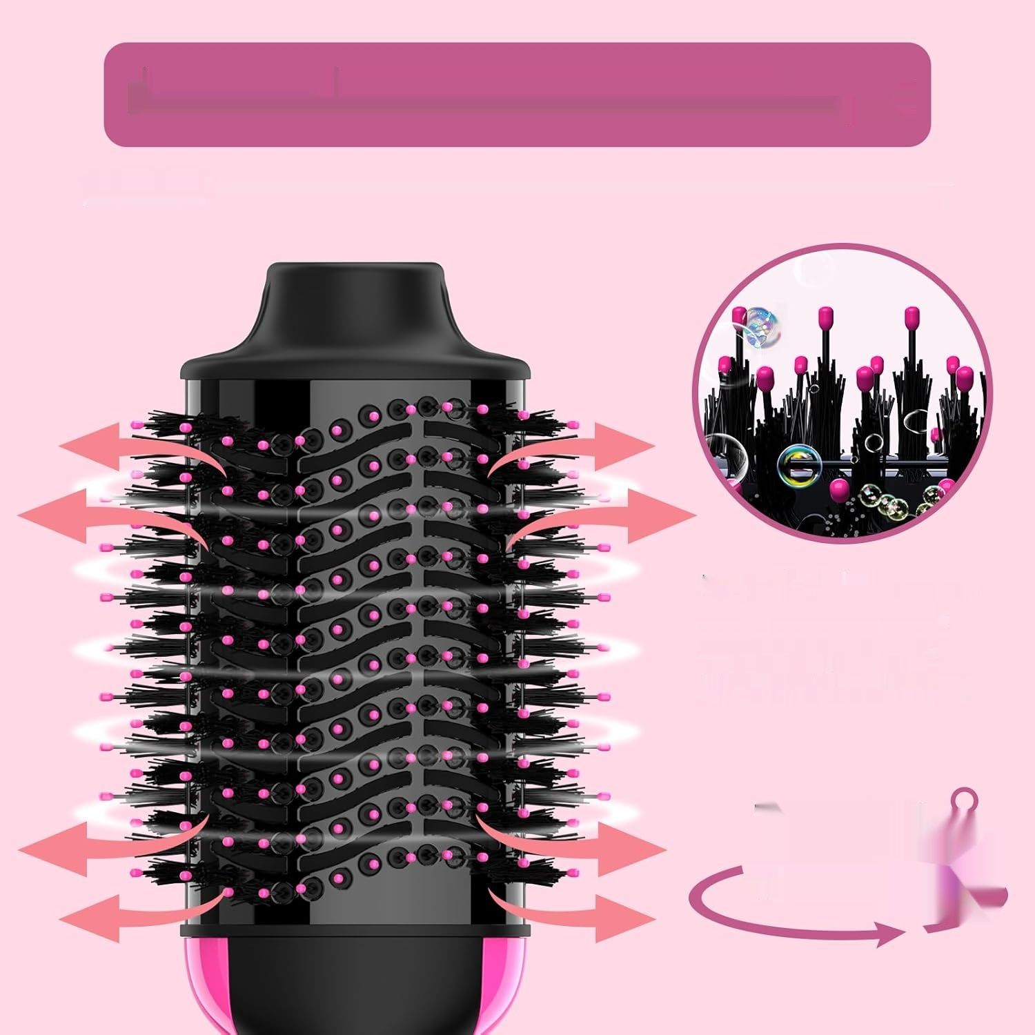 Sawop Warmluftbürste: ulepszony 4-w-1 suszarka, stylizer, szczotka do włosów.