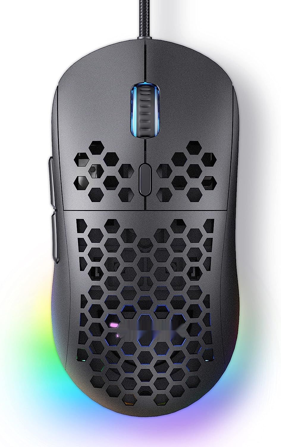 TMKB M1se Gaming Mouse, 12800 DPI, 6 programowalnych przycisków, RGB, czarna