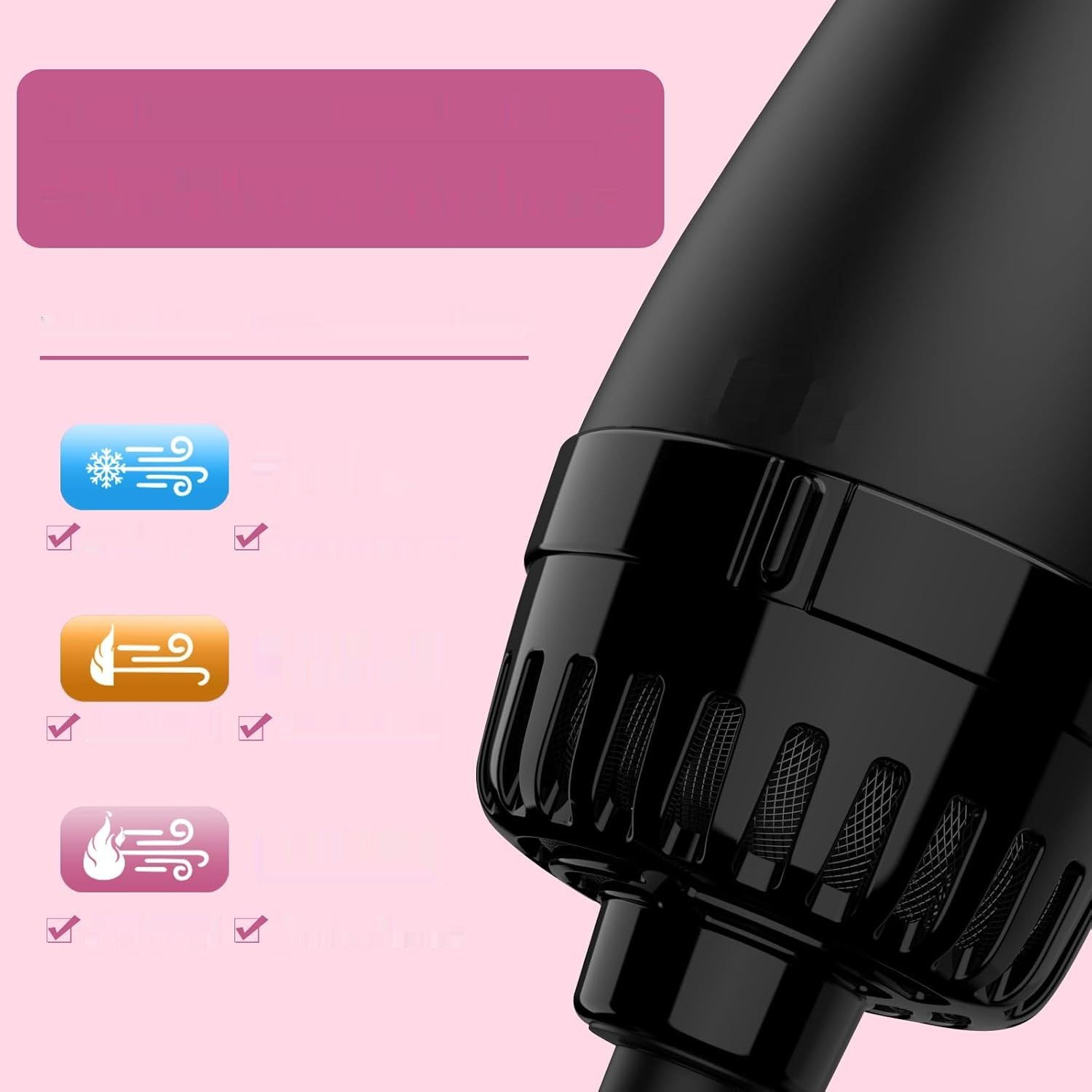 Sawop Warmluftbürste: ulepszony 4-w-1 suszarka, stylizer, szczotka do włosów.