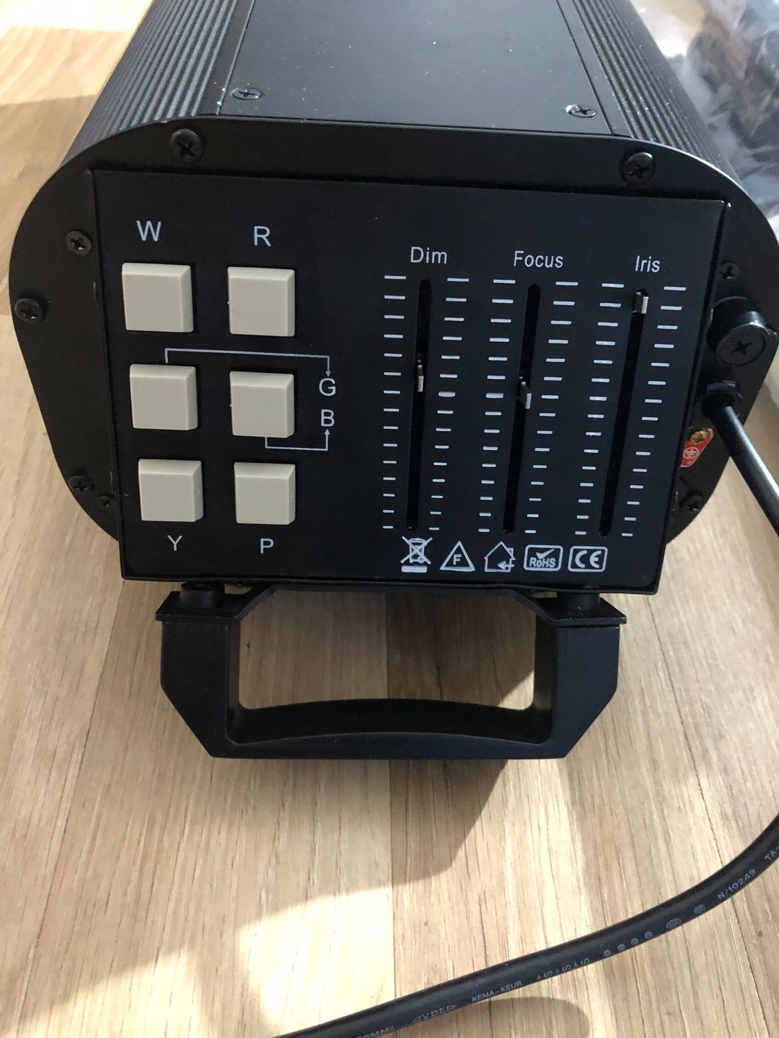 SENLAN LED 300 W followspot - kontrola i wideo - statyw do teatru i sceny