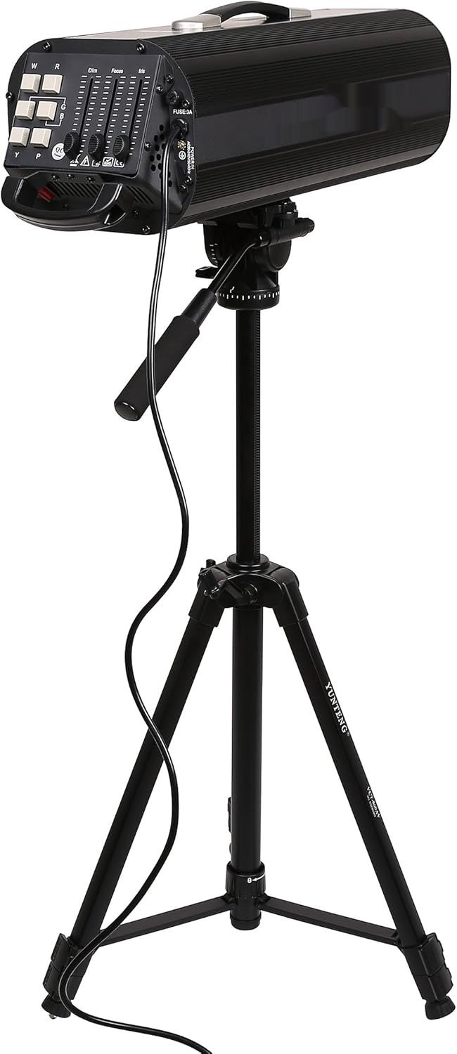 SENLAN LED 300 W followspot - kontrola i wideo - statyw do teatru i sceny