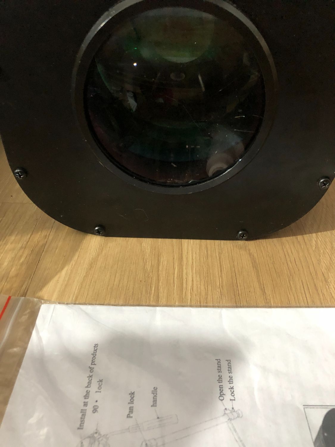 SENLAN LED 300 W followspot - kontrola i wideo - statyw do teatru i sceny