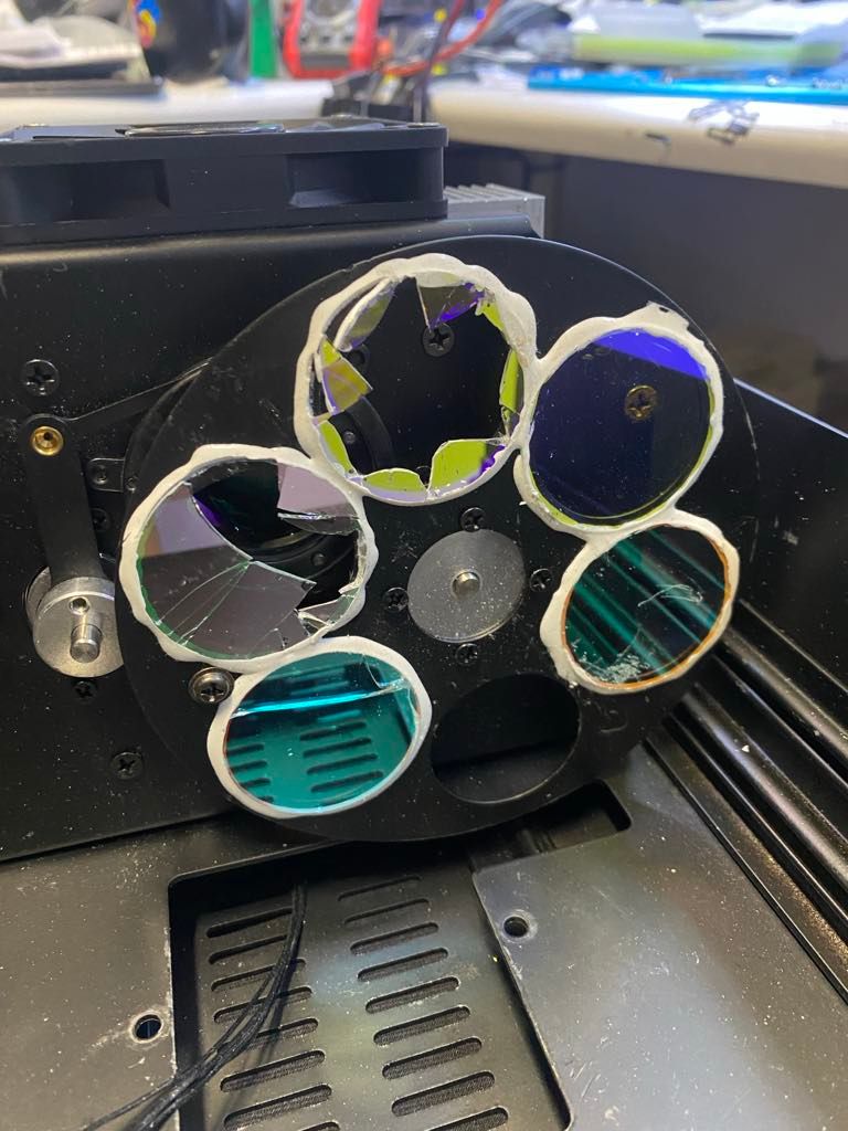 SENLAN LED 300 W followspot - kontrola i wideo - statyw do teatru i sceny