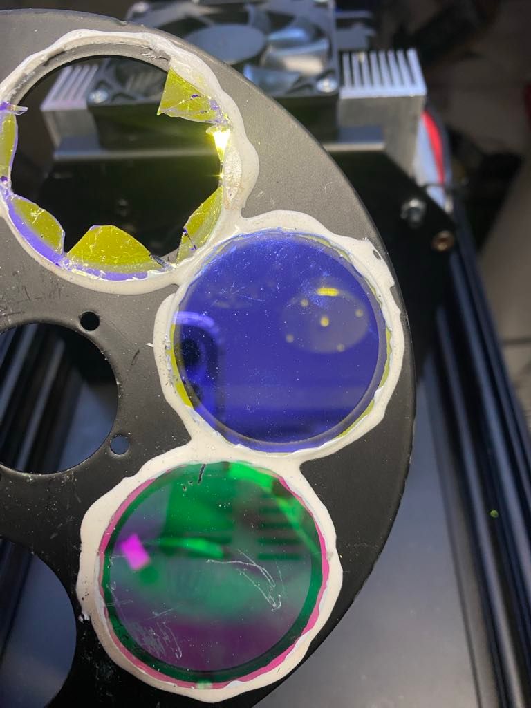 SENLAN LED 300 W followspot - kontrola i wideo - statyw do teatru i sceny