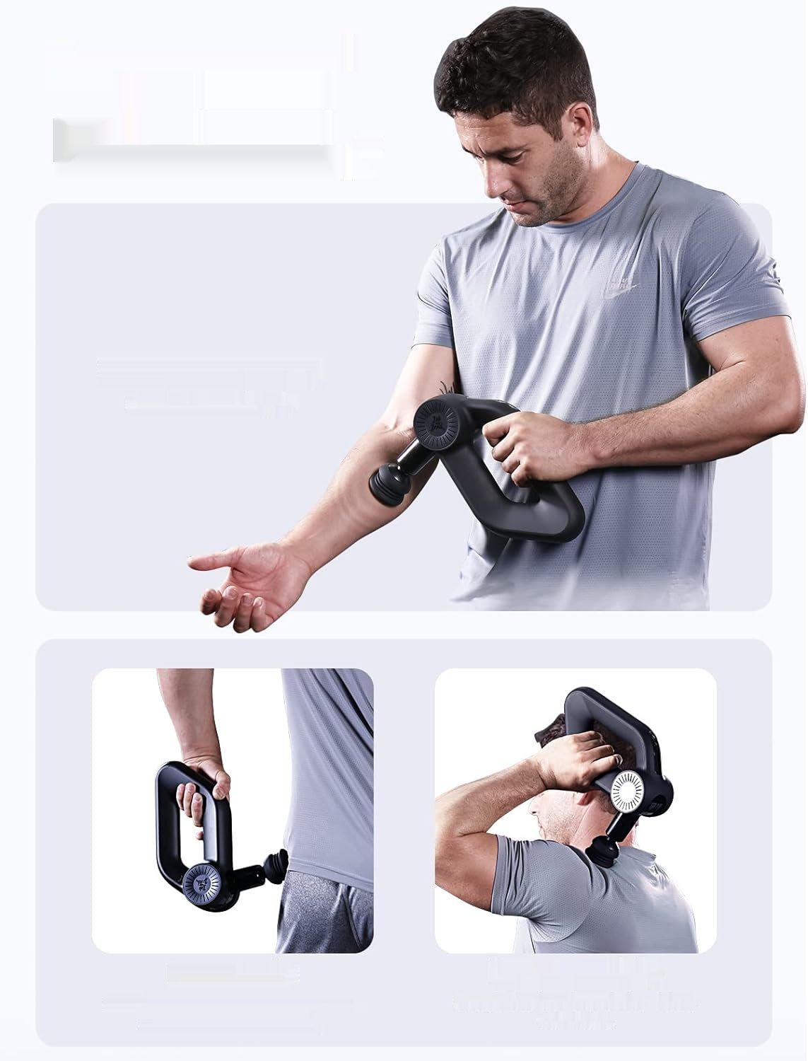 Bob i Brad D6 Pro Masażer: 16 mm amplituda, bateria 2500 mAh, 7 główek.