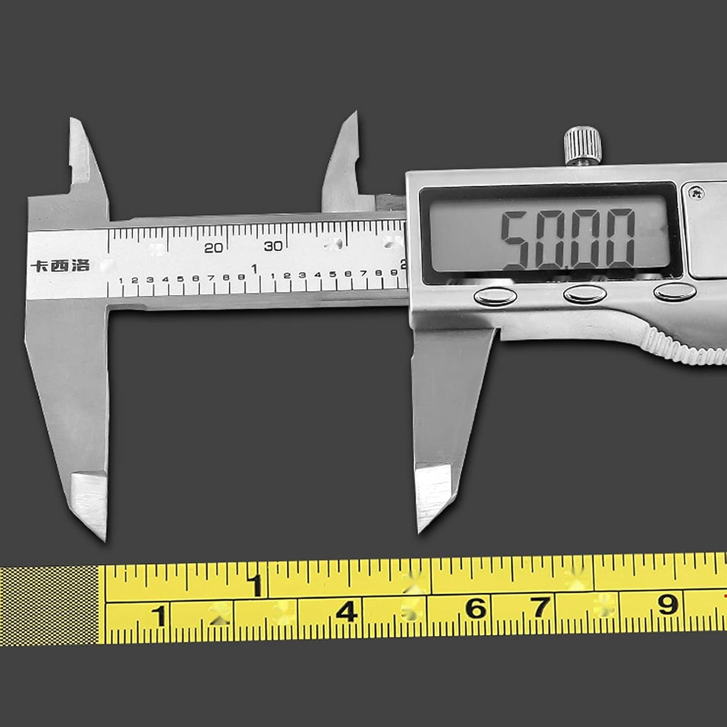 JJDD OXOXO Taśma Miernicza z Samoprzylepnym Podkładem (Lewo-Prawo) 3 Metry