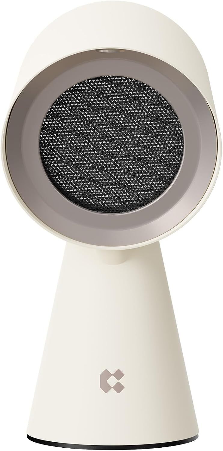 CIARRA CBPHW01 Mini Okap, biały, cichy, 2 poziomy, przenośny, idealny do BBQ.