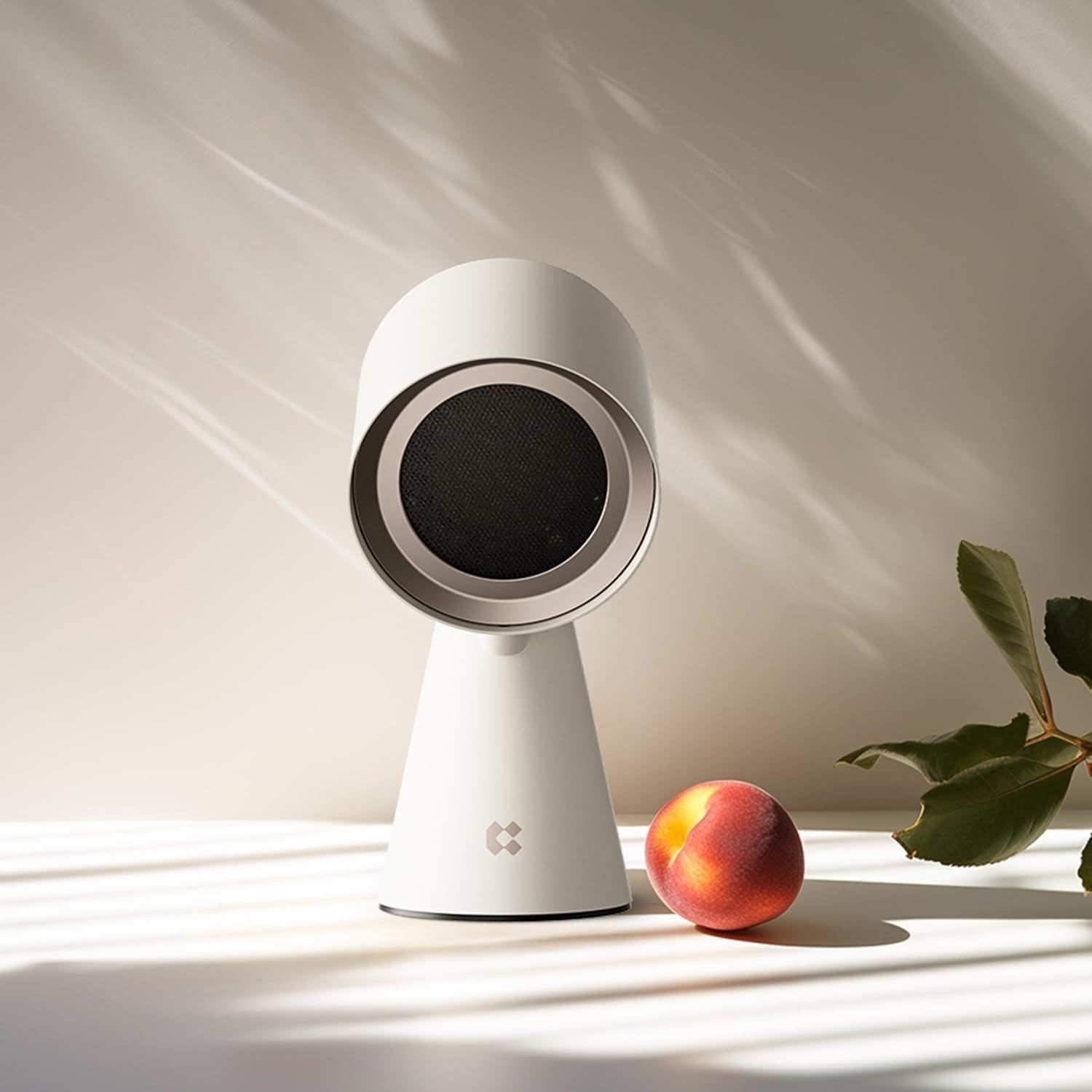 CIARRA CBPHW01 Mini Okap, biały, cichy, 2 poziomy, przenośny, idealny do BBQ.