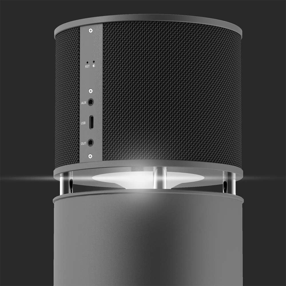 ABRAMTEK E600 100W głośnik Bluetooth z subwooferem Super Bass 360° dźwięk.