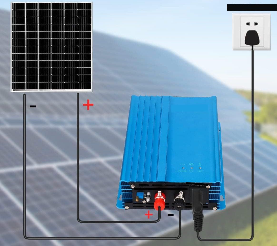 Snowtaros Falownik solarny 600 W, DC55 V-90 V, MPPT czysty sinus AC 180-260V