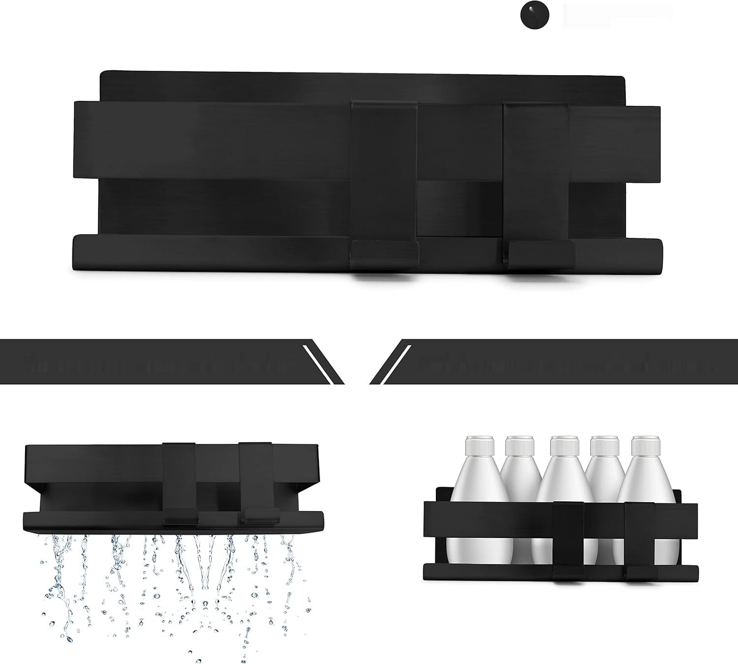 BORGETTI Półka prysznicowa bez wiercenia