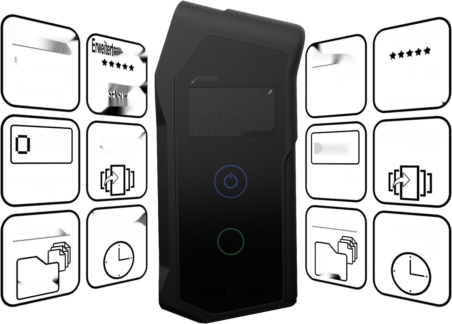 Tester alkoholu Ace X police accurate, dokładność 99,1%.