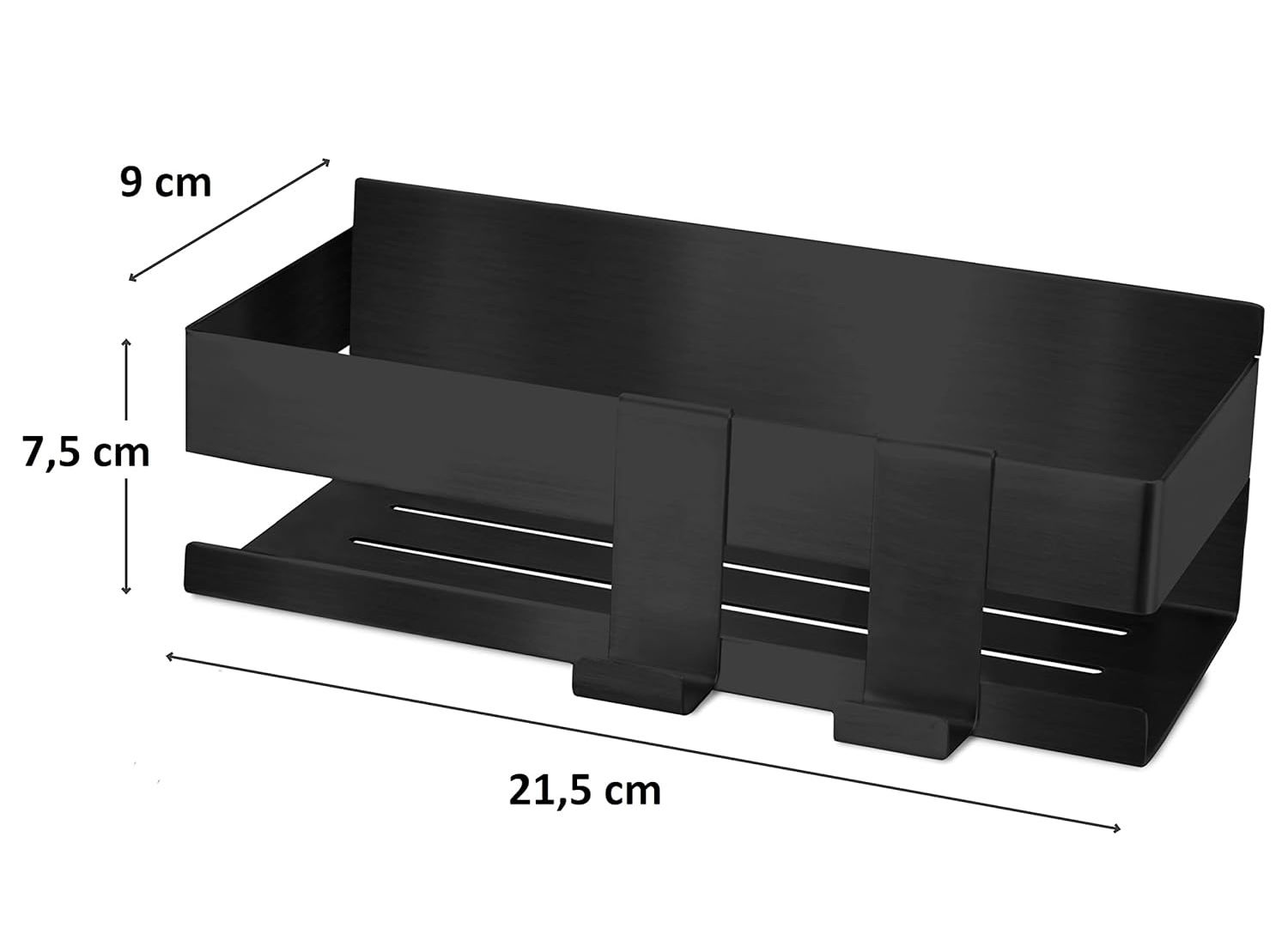 BORGETTI Półka prysznicowa bez wiercenia
