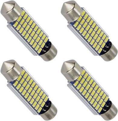 Voarge 4 x 39mm C5W LED Lampy 6000K Żarówki (Białe)