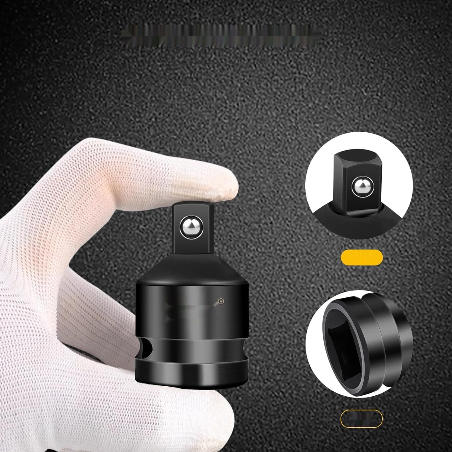 UHARBOUR Adapter 3/4&quot; do 1/2&quot;, Adapter do Klucza Udarowego