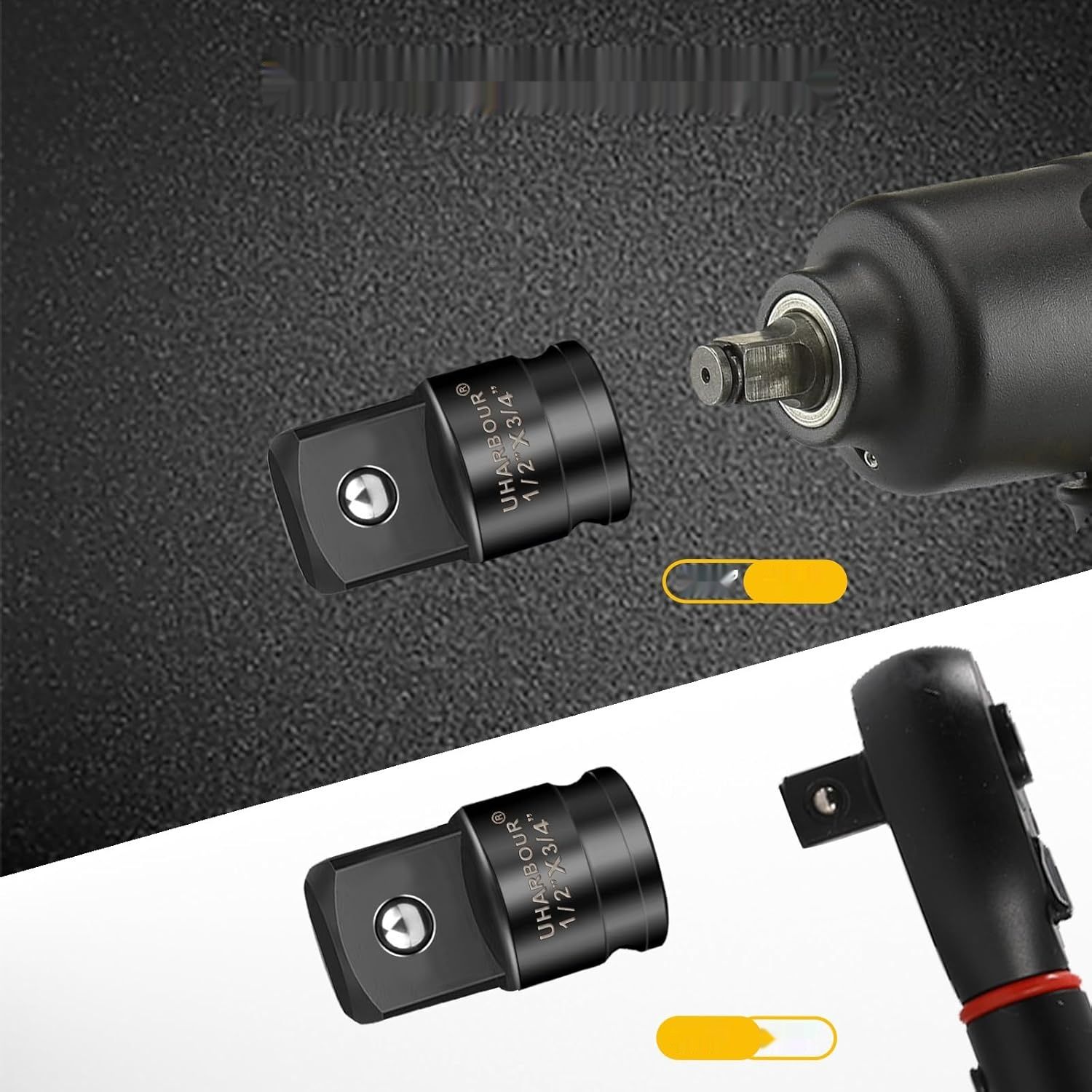 Adapter UHARBOUR 1/2 na 3/4, do klucza udarowego