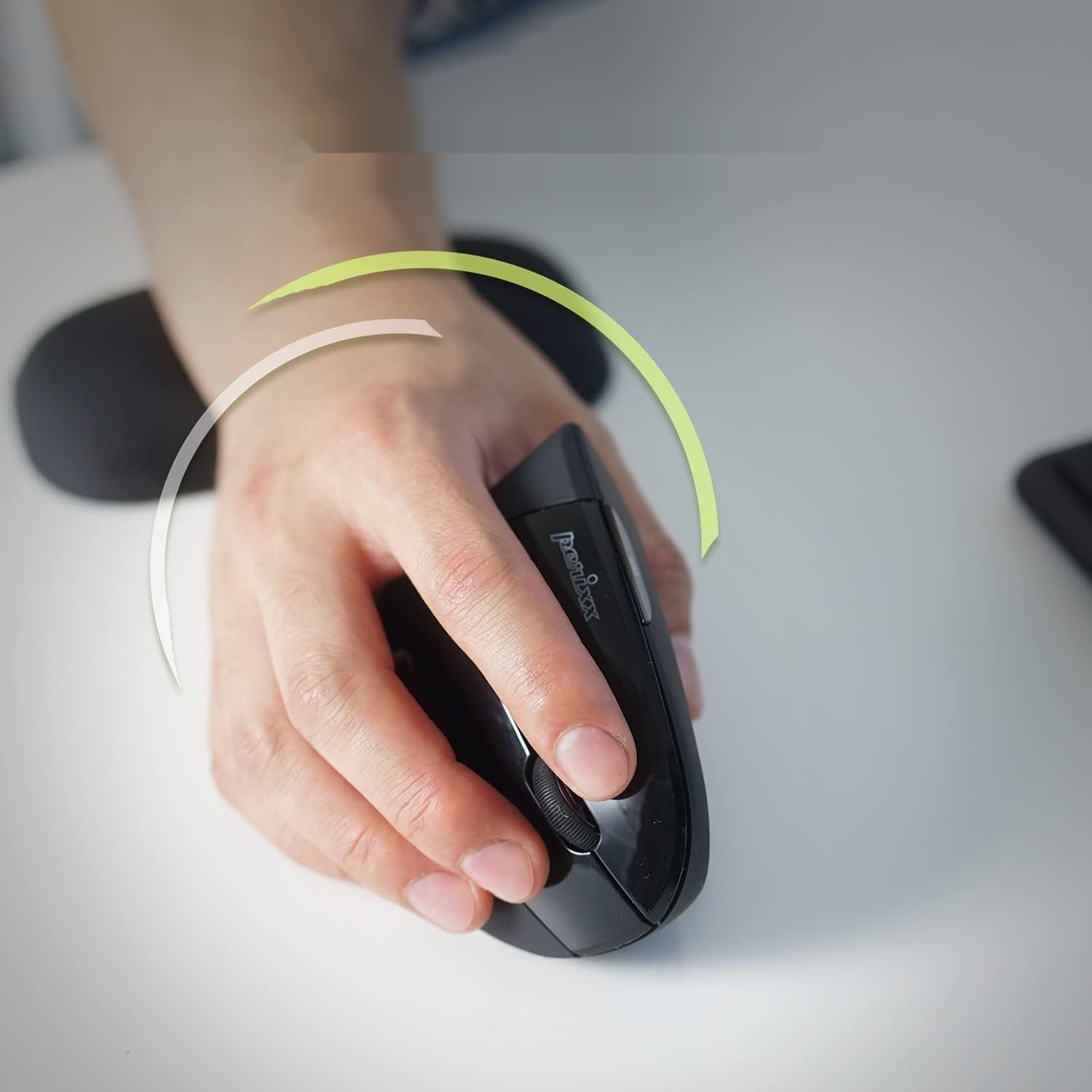 Perixx 11167 PERIMICE-713 Pionowa Bezprzewodowa Mysz, 800/1200/1600 DPI