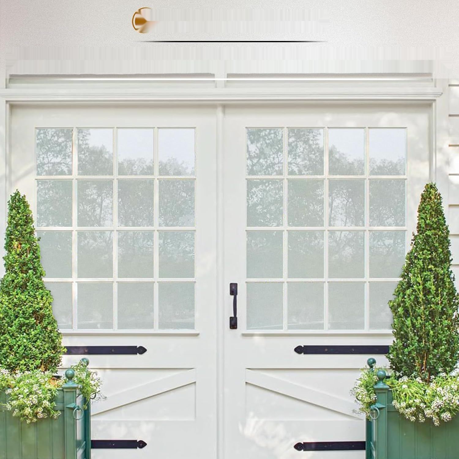 rabbitgoo Folia Okienna Nieprzezroczysta 44,5x200 cm, Ochrona UV, Bez Kleju