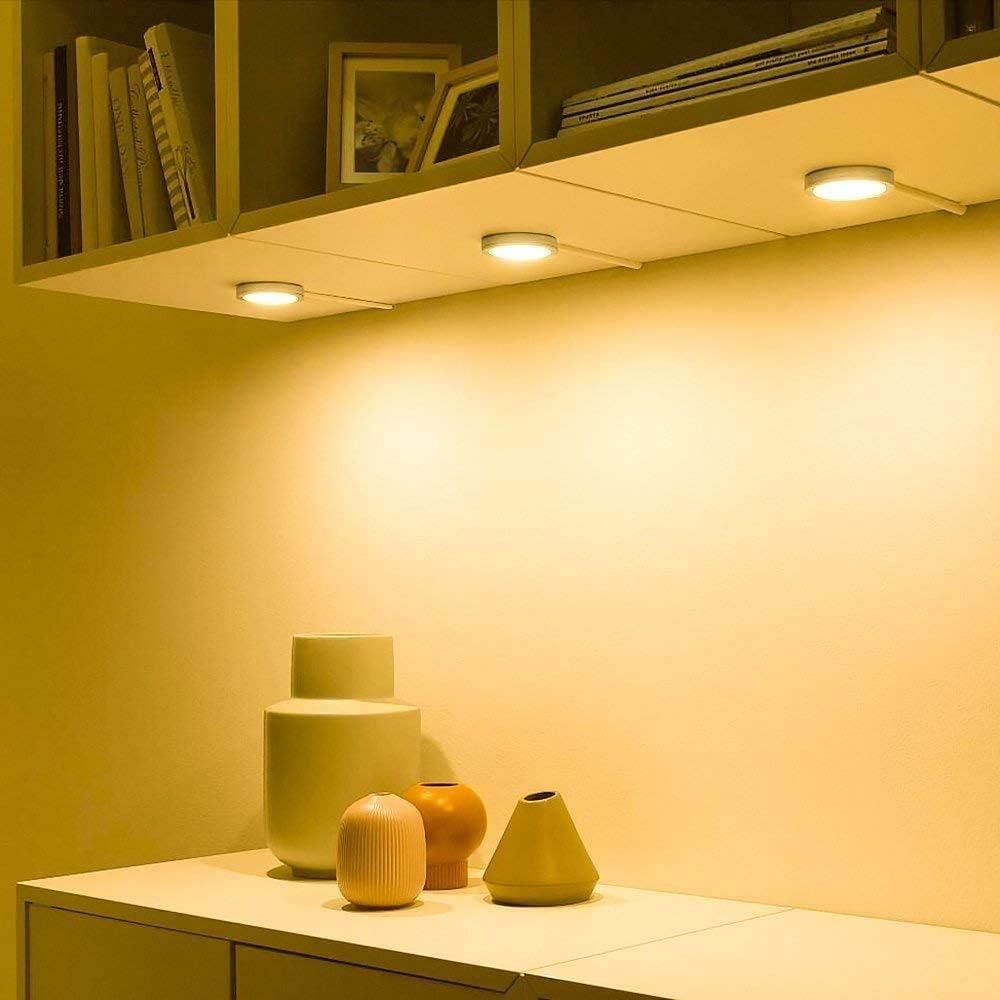 Vlio Oświetlenie szafki LED, zestaw 3 sztuk, ciepła biel, 7,5 W, 750 lm