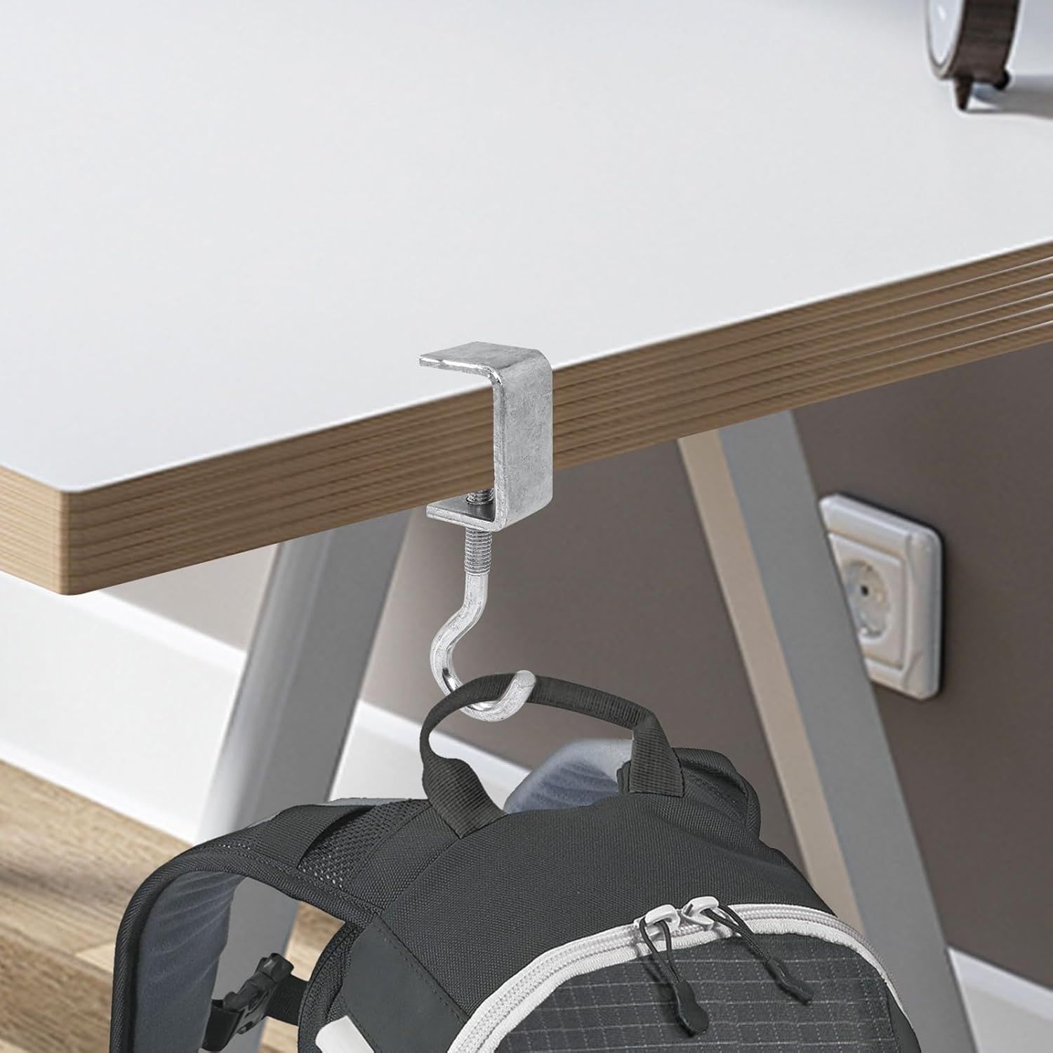 Zolunu Zestaw 2 Uchwytów na Torebki do Montażu na Biurku Zacisk Haczyk