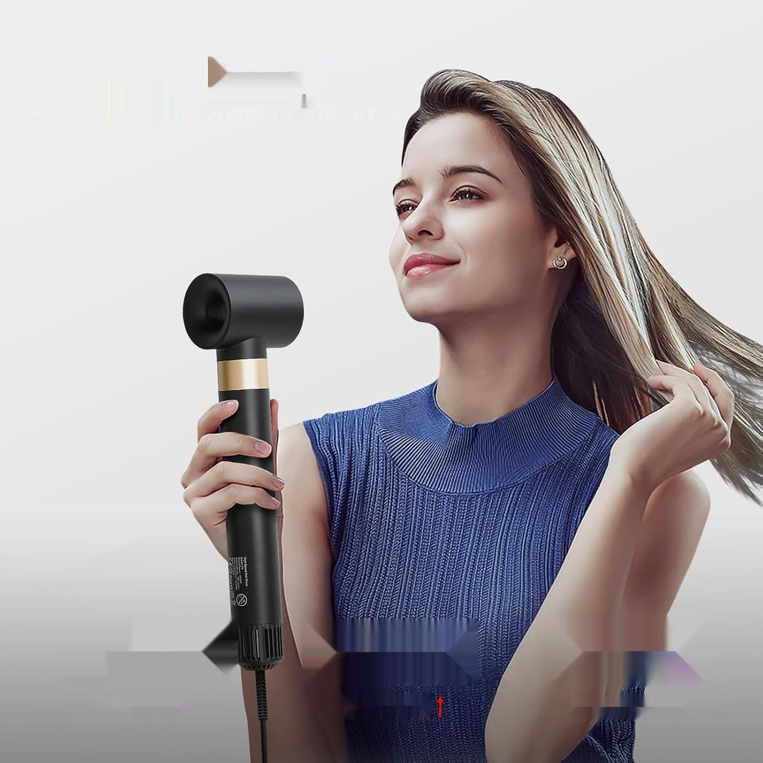 webeauty Suszarka 5 w 1, 110000 RPM, suszenie, prostowanie, objętość