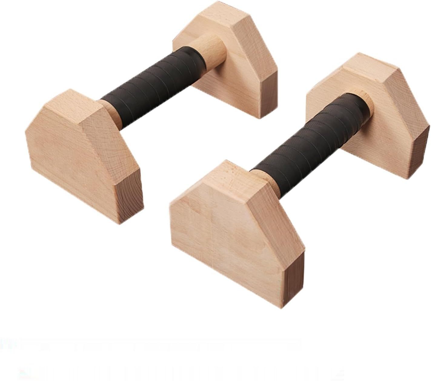 Drewniane paraletki PowerBars, uchwyty do pompek, kalistenika, joga