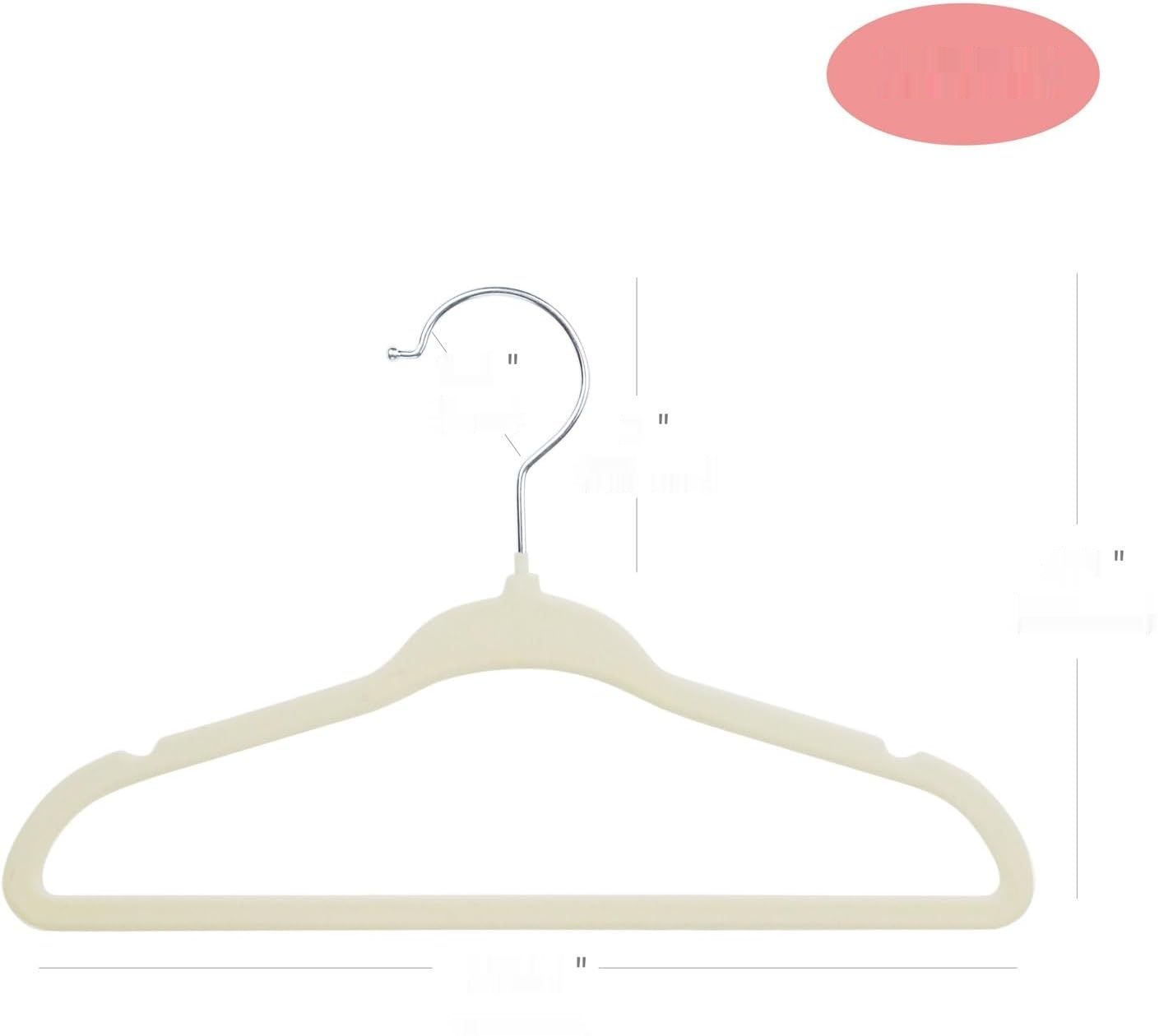 ManGotree Aksamitny wieszak 28 cm, obracany, antypoślizgowy, 15 sztuk