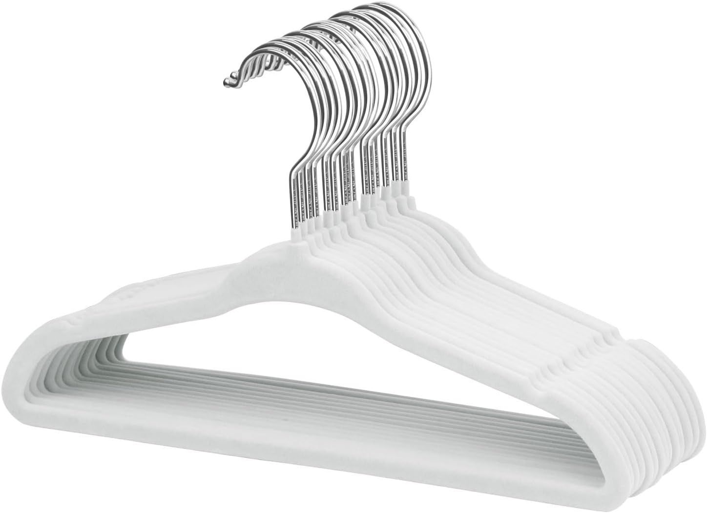 ManGotree Aksamitny wieszak 27,8 cm, obracany 360°, antypoślizgowy, 15 sztuk