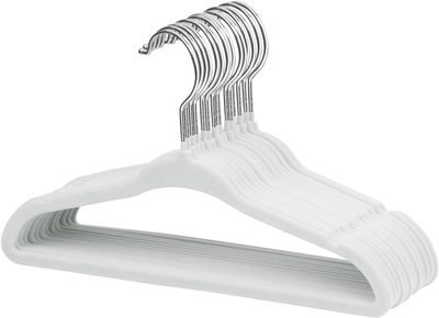 ManGotree Aksamitny wieszak 27,8 cm, obracany 360°, antypoślizgowy, 15 sztuk