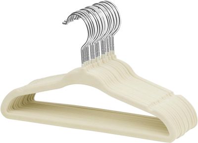 ManGotree Aksamitny wieszak 28 cm, obracany, antypoślizgowy, 15 sztuk