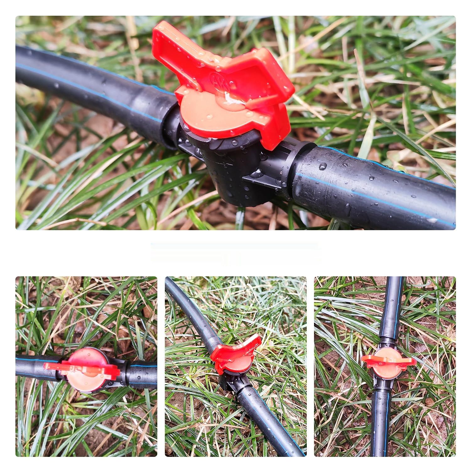 VooGenzek 10 Sztuk 16mm Zawór Przełączający Nawadnianie